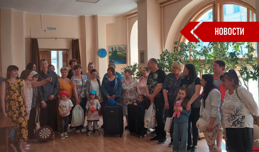 Вынужденные переселенцы из ДНР и ДНР побывали в гостях у лютеранской общины