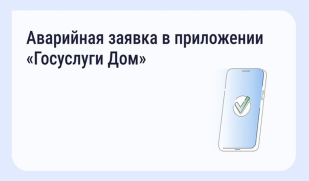 В приложении «Госуслуги Дом» появилась аварийная заявка