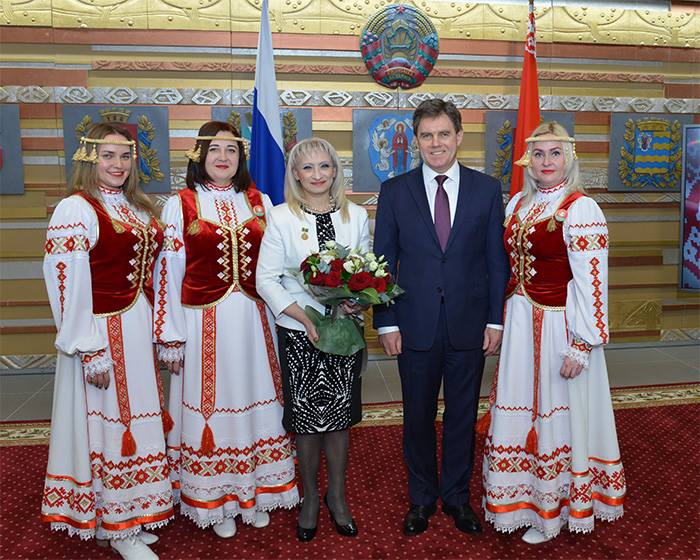  Ирина Глусская награждена  медалью Франциска Скорины