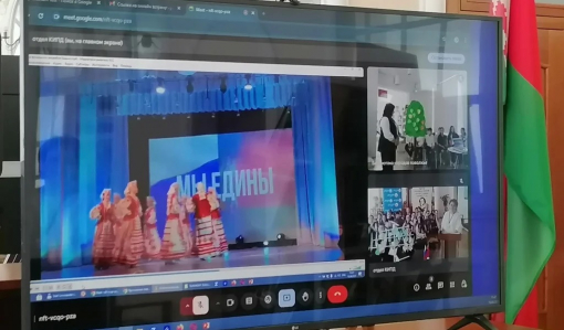 Хоровод единства школьников Самары и Бреста Хоровод единства школьников Самары и Бреста