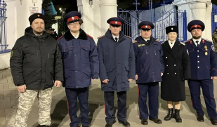 Христово воинство на страже безопасности в священную Пасхальную ночь Христово воинство на страже безопасности в священную Пасхальную ночь