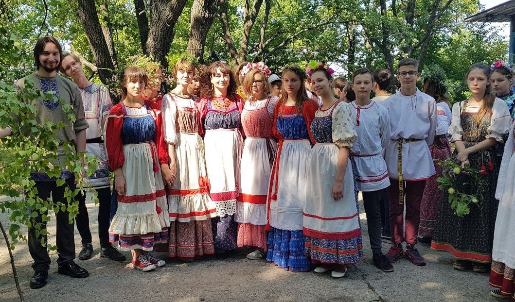 В православном лагере провели Троицкий обряд Самарской губернии В православном лагере провели Троицкий обряд Самарской губернии